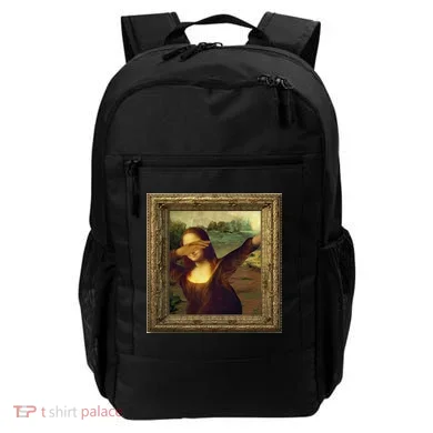 Dabbing Mona Lisa Backpack