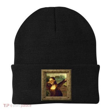 Dabbing Mona Lisa Beanie