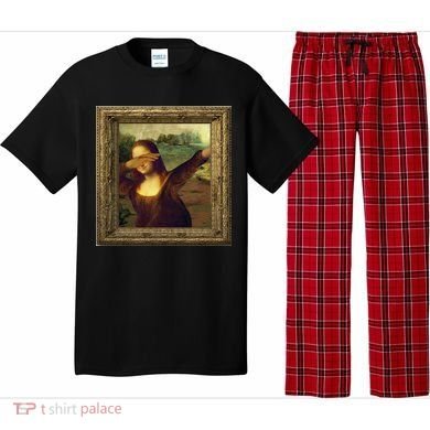 Dabbing Mona Lisa Pajama Set