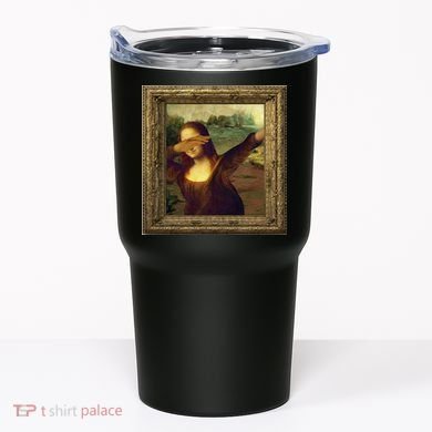 Dabbing Mona Lisa Tumbler