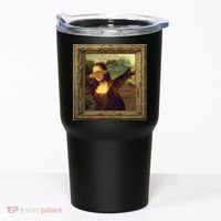 Dabbing Mona Lisa Tumbler thumb 0