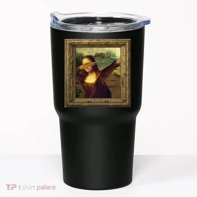 Dabbing Mona Lisa Tumbler