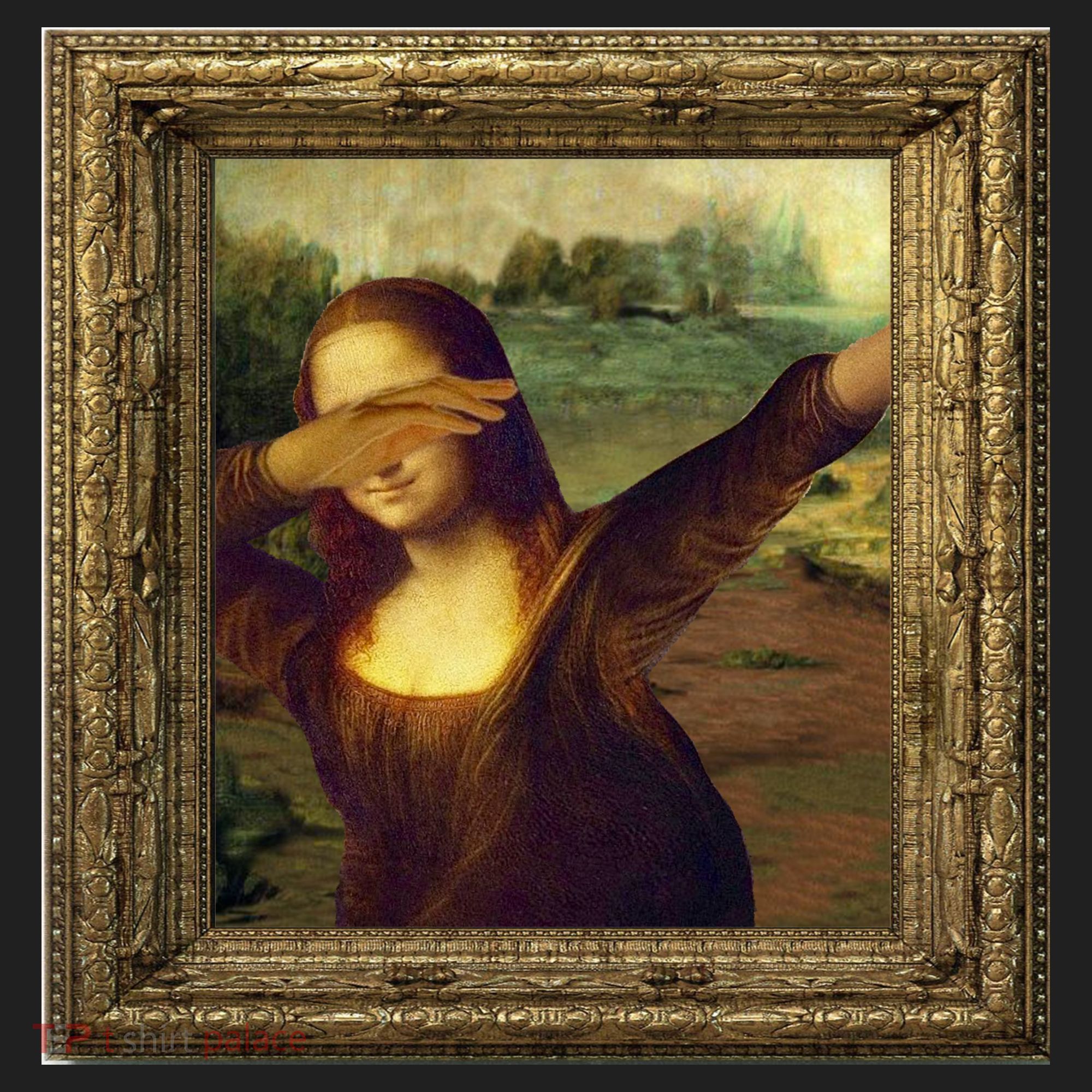 Dabbing Mona Lisa Tumbler