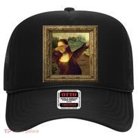 Dabbing Mona Lisa Hat thumb 0