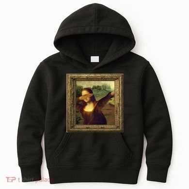 Dabbing Mona Lisa Kids Hoodie
