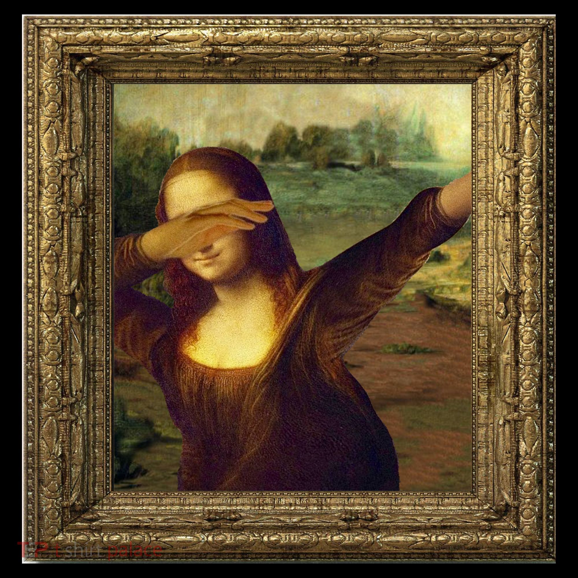 Dabbing Mona Lisa Kids Hoodie