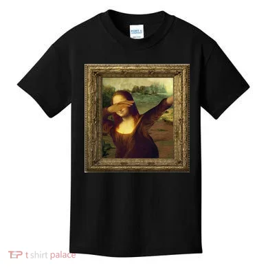 Dabbing Mona Lisa Kids T-Shirt