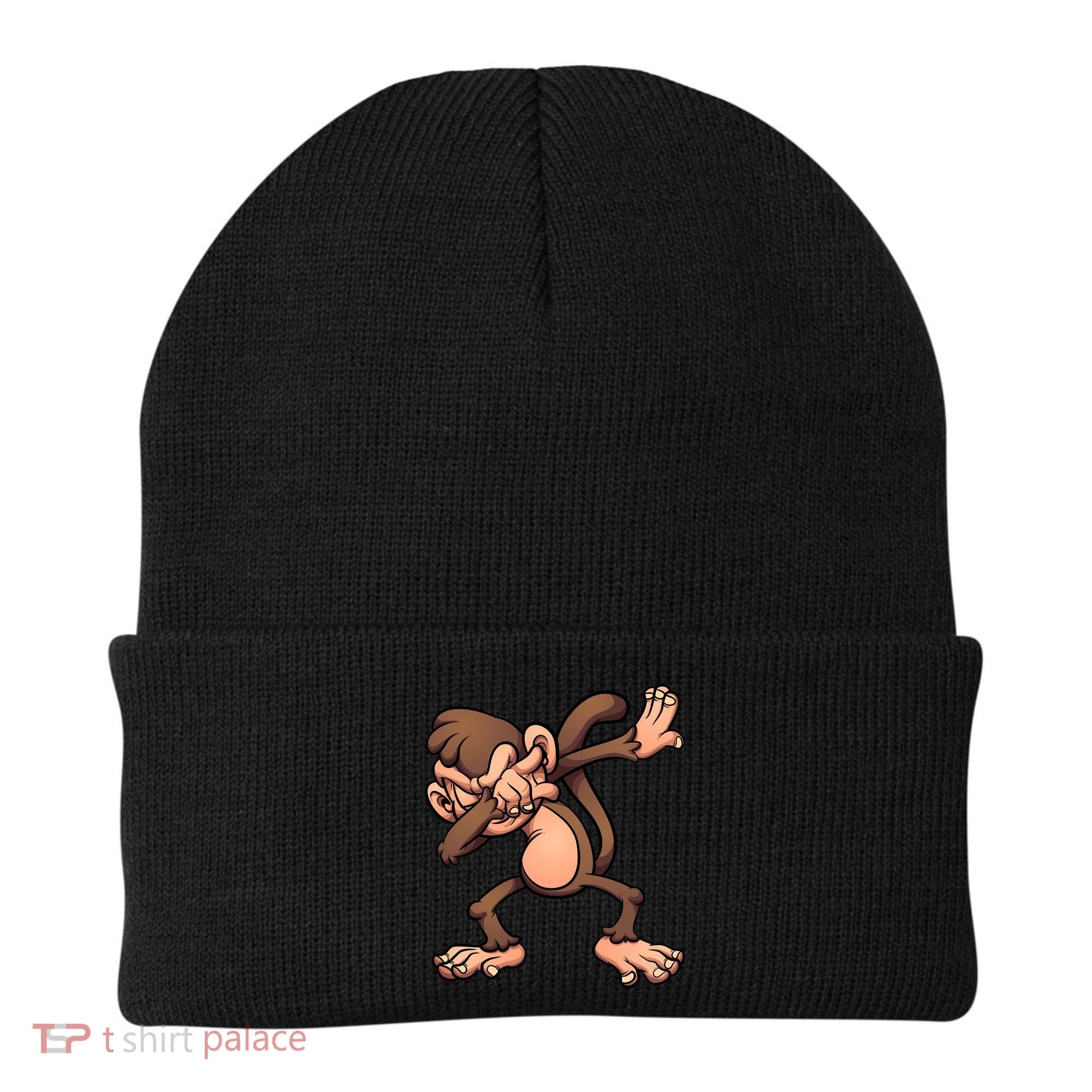 Dabbing Monkey Beanie
