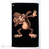 Dabbing Monkey Golf Towel thumb 0