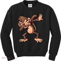 Dabbing Monkey Kids Sweatshirt thumb 0