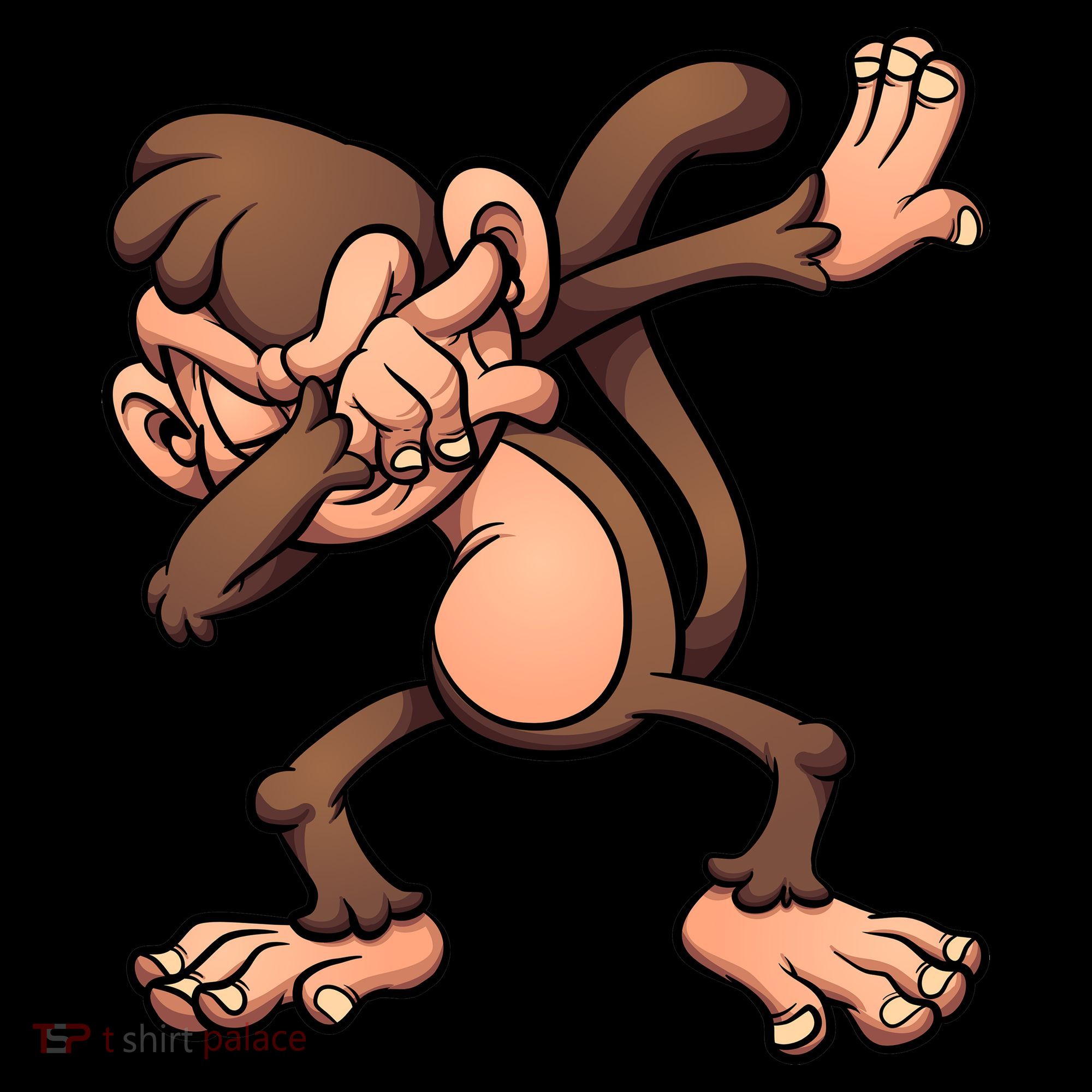 Dabbing Monkey Kids T-Shirt