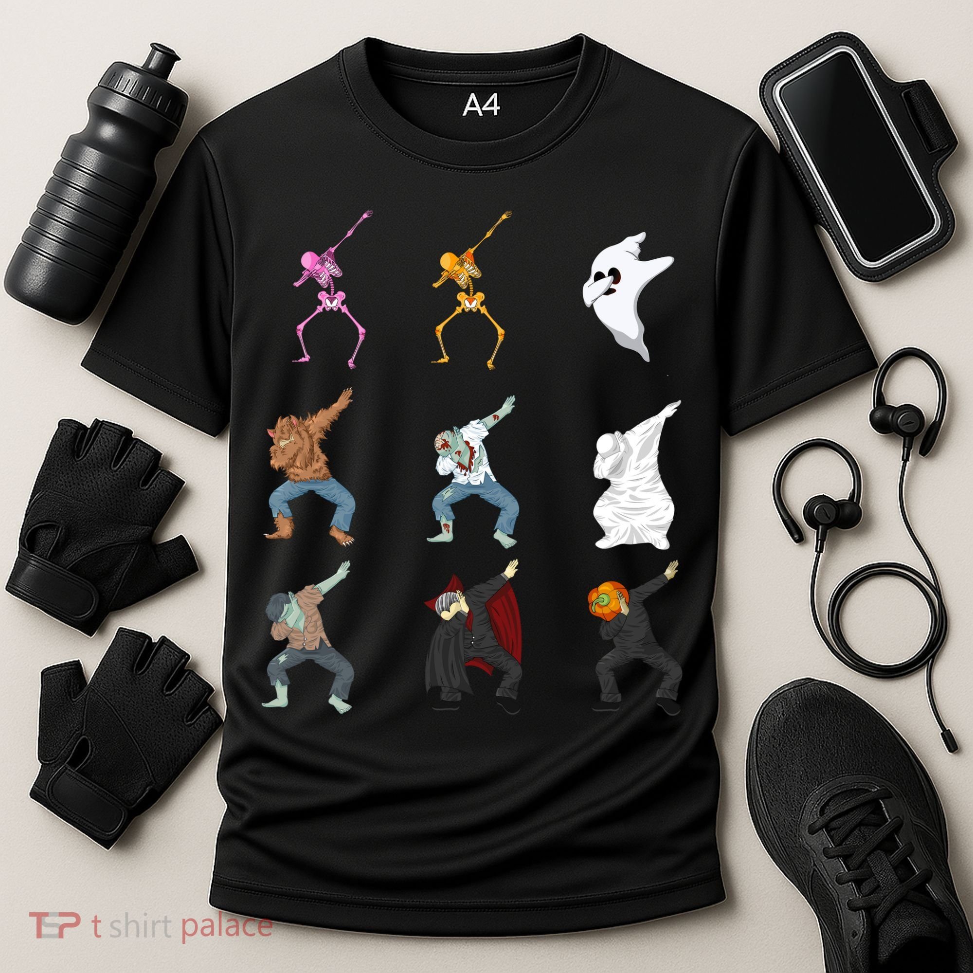 Dabbing Monsters Cooling Performance Crew T-Shirt