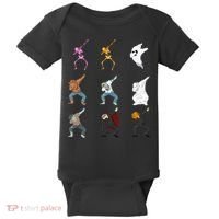 Dabbing Monsters Baby Bodysuit thumb 0