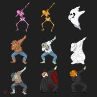 Dabbing Monsters Hat thumb 2
