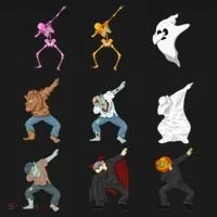 Dabbing Monsters Toddler Hoodie thumb 2