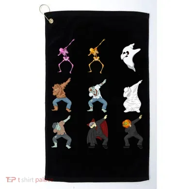 Dabbing Monsters Golf Towel