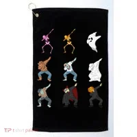 Dabbing Monsters Golf Towel thumb 0
