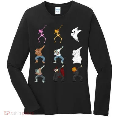 Dabbing Monsters Women's Long Sleeve Shirt