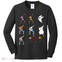 Dabbing Monsters Kids Long Sleeve Shirt thumb 0