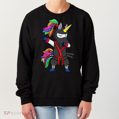 Dabbing ninja unicorn Women's Sweatshirt