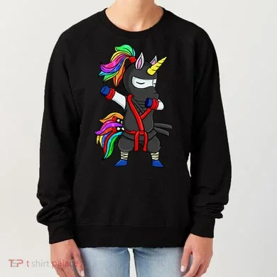 Dabbing ninja unicorn Women's Sweatshirt