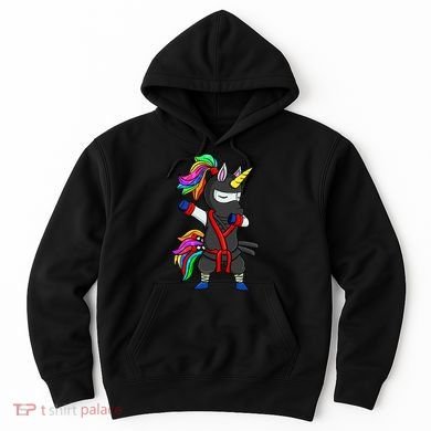 Dabbing ninja unicorn Hoodie