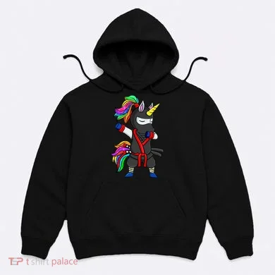 Dabbing ninja unicorn Hoodie