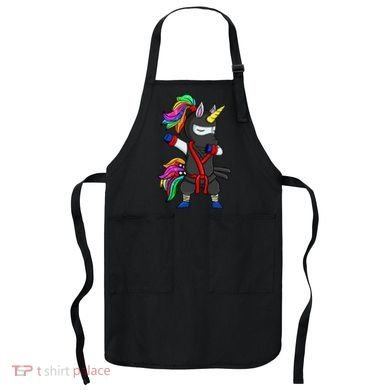 Dabbing ninja unicorn Apron