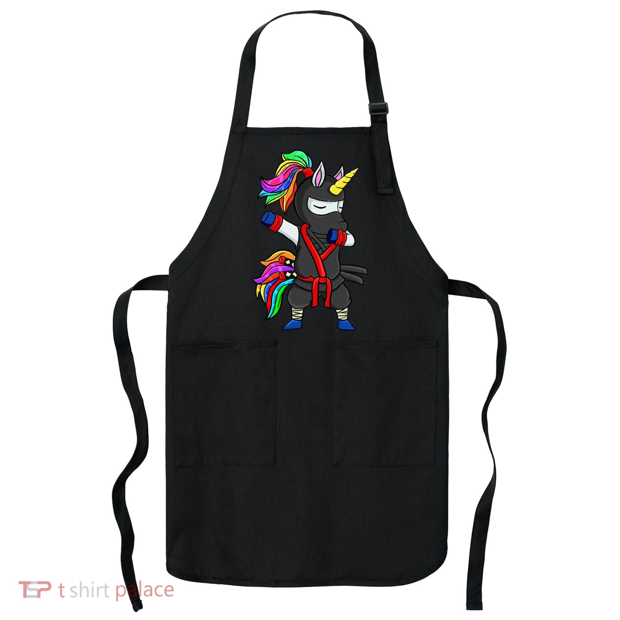 Dabbing ninja unicorn Apron