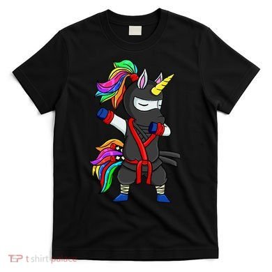 Dabbing ninja unicorn T-Shirt