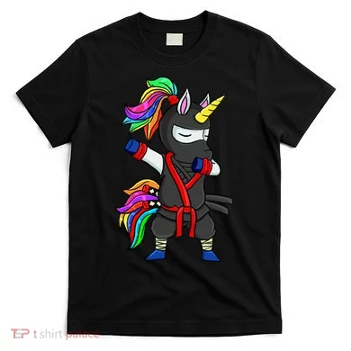 Dabbing ninja unicorn T-Shirt