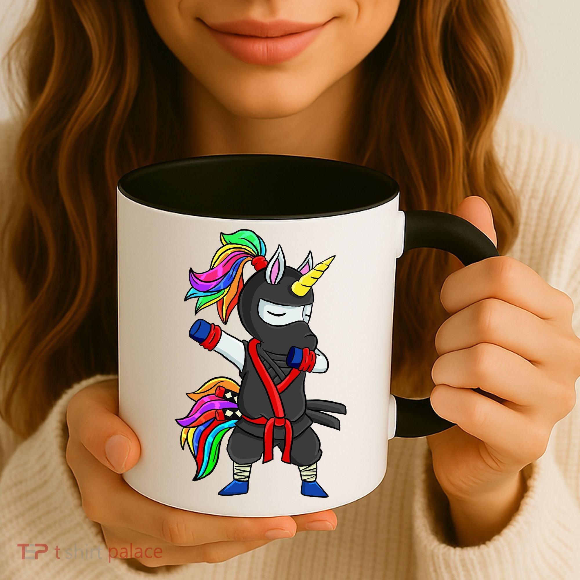 Dabbing ninja unicorn Coffee Mug