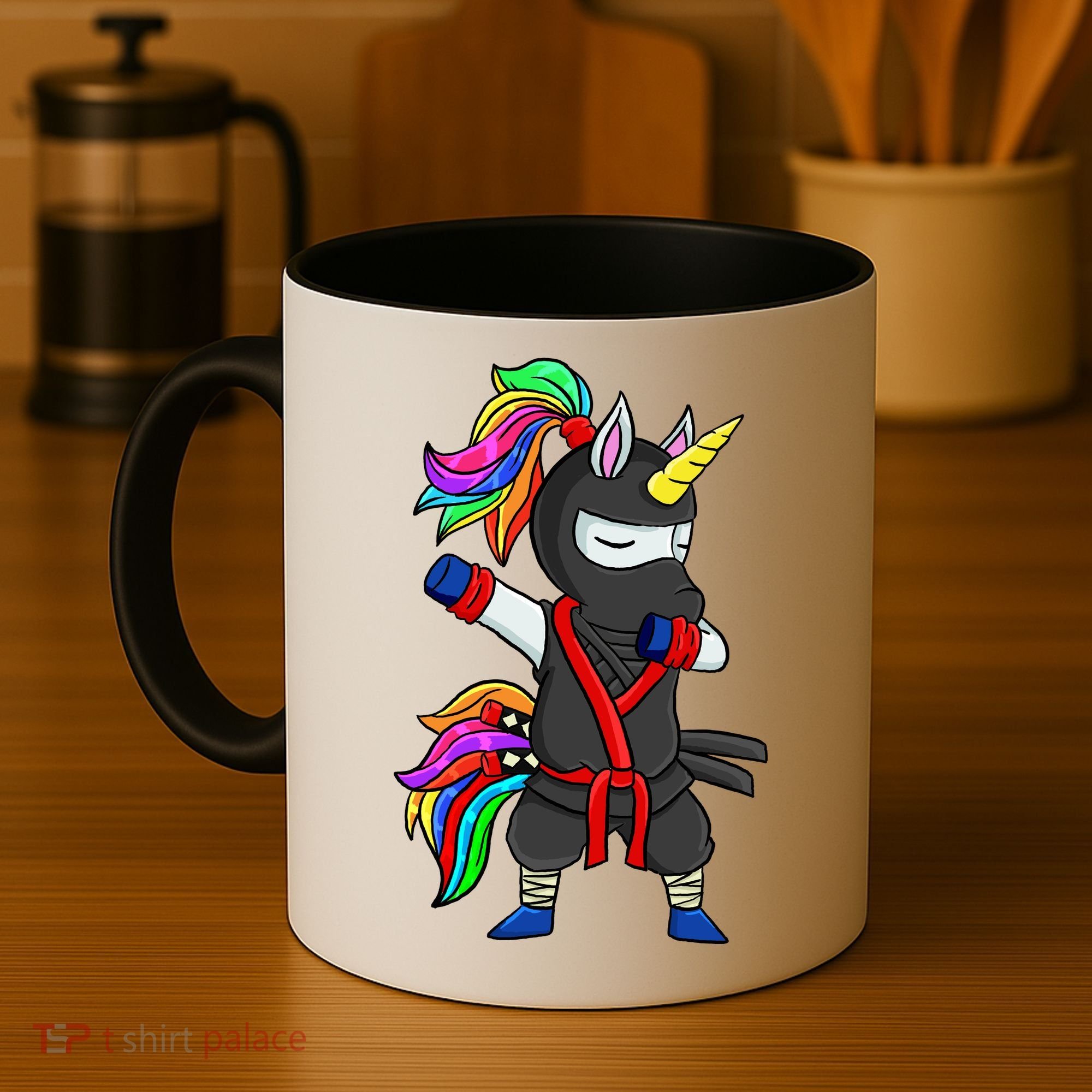 Dabbing ninja unicorn Coffee Mug