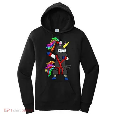 Dabbing ninja unicorn Women's Hoodie