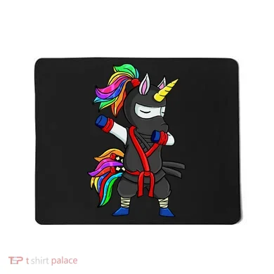 Dabbing ninja unicorn Mousepad