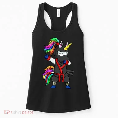 Dabbing ninja unicorn Women's Tank Top