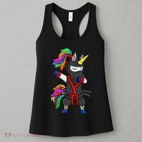 Dabbing ninja unicorn Women's Tank Top thumb 3