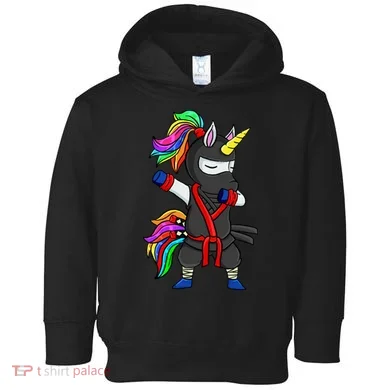 Dabbing ninja unicorn Toddler Hoodie