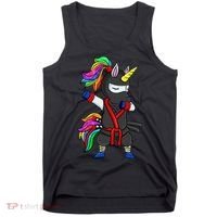 Dabbing ninja unicorn Tank Top thumb 0