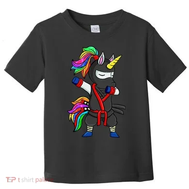 Dabbing ninja unicorn Toddler T-Shirt
