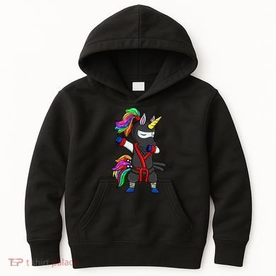 Dabbing ninja unicorn Kids Hoodie
