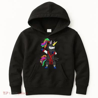 Dabbing ninja unicorn Kids Hoodie