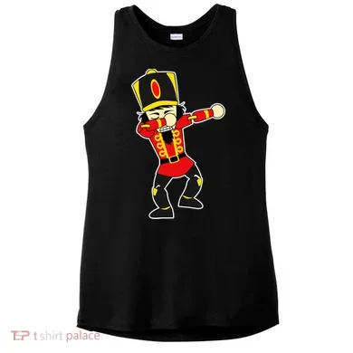 Dabbing Nutcracker Ladies PosiCharge Tri-Blend Wicking Tank