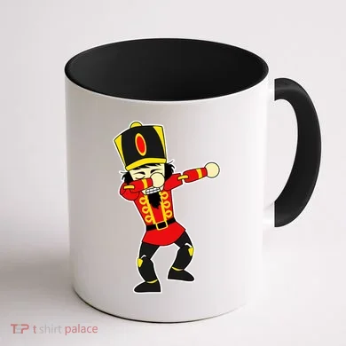 Dabbing Nutcracker Coffee Mug back