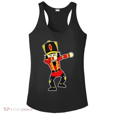 Dabbing Nutcracker Ladies PosiCharge Competitor Racerback Tank
