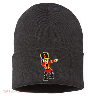 Dabbing Nutcracker Sustainable Knit Beanie