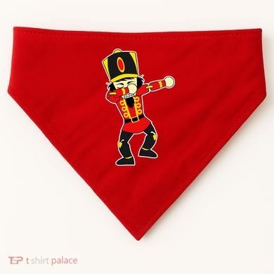 Dabbing Nutcracker USA-Made Doggie Bandana