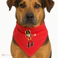 Dabbing Nutcracker USA-Made Doggie Bandana thumb 1