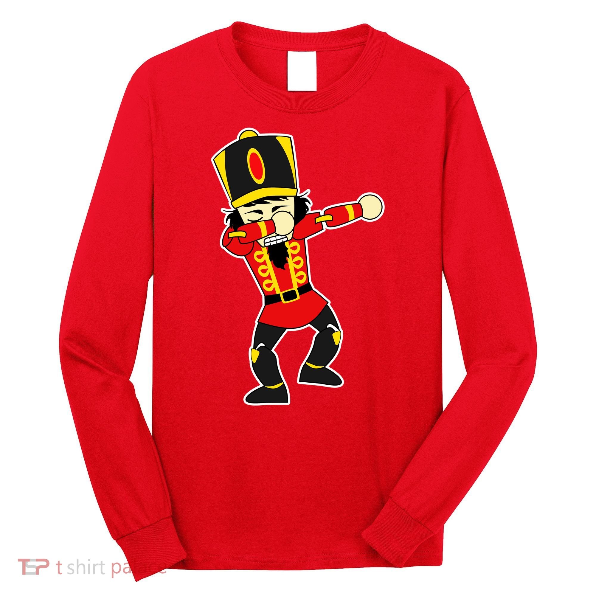Dabbing Nutcracker Long Sleeve Shirt