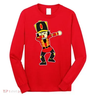 Dabbing Nutcracker Long Sleeve Shirt